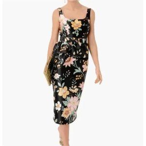 NWT Tuckernuck Jacquard Floral Mia Midi Dress Sz 10